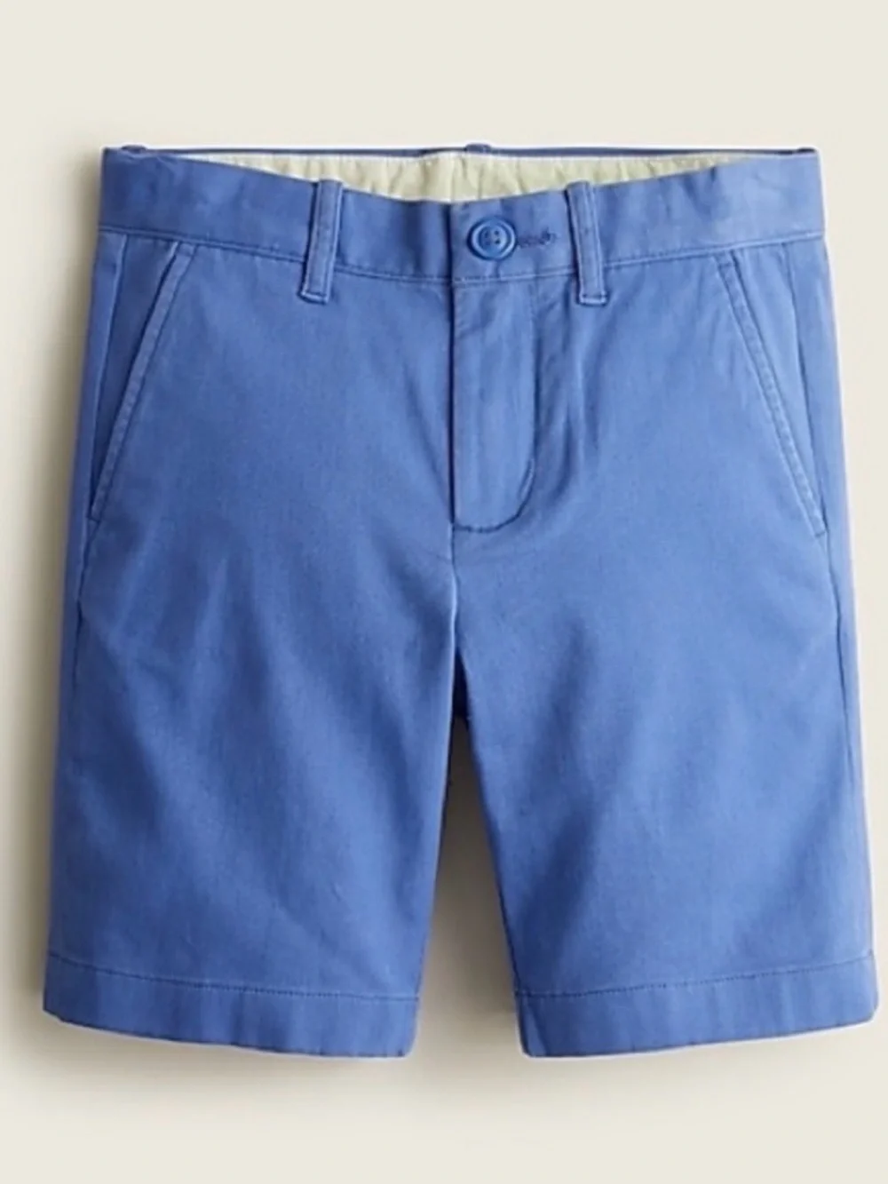 Crewcuts Boys Stretch Chino Shorts Blue Adjustable Waist. NWT. Size 16